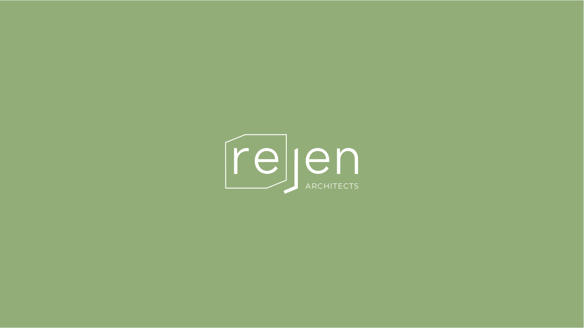 rejen architects new logo design by rapid agency
